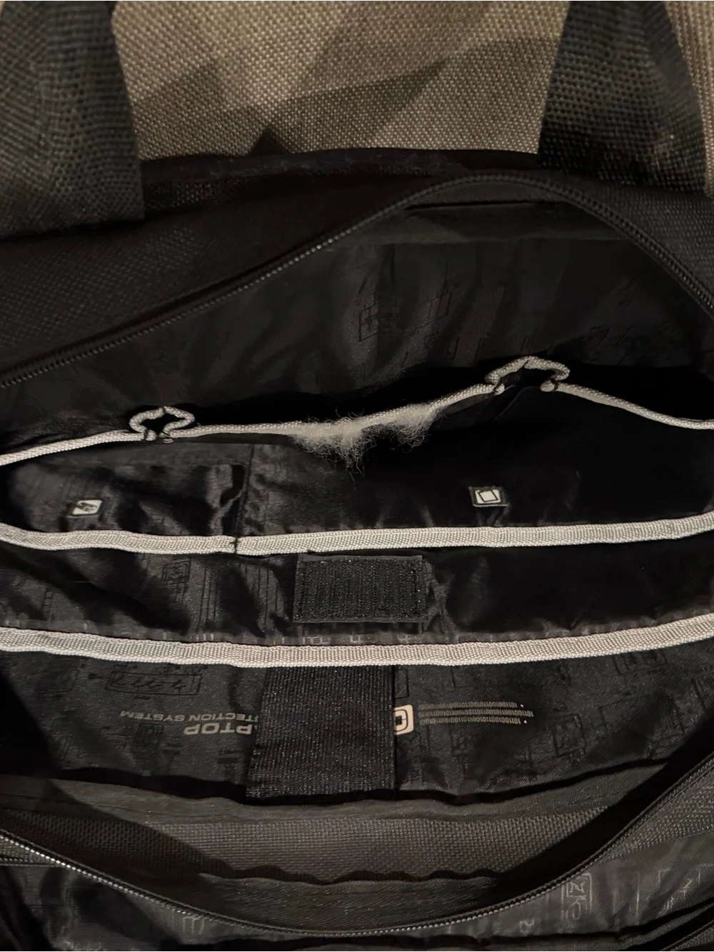 OGIO Black Quilted Front Laptop Messenger